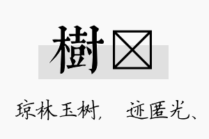 树弢名字的寓意及含义