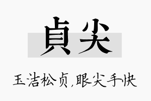 贞尖名字的寓意及含义