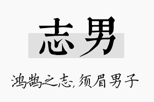 志男名字的寓意及含义