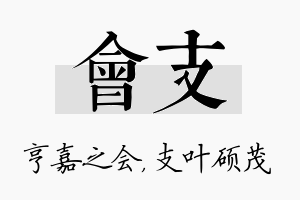 会支名字的寓意及含义