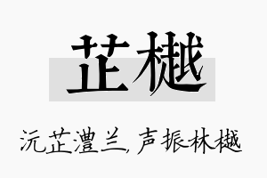 芷樾名字的寓意及含义