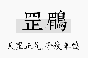 罡鹛名字的寓意及含义