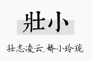 壮小名字的寓意及含义