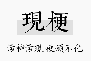 现梗名字的寓意及含义