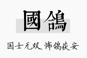 国鸽名字的寓意及含义