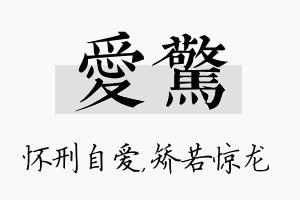 爱惊名字的寓意及含义