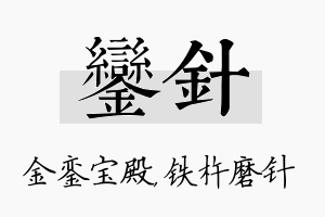 銮针名字的寓意及含义