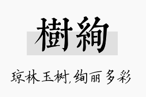 树绚名字的寓意及含义