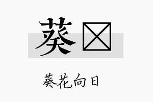 葵珽名字的寓意及含义