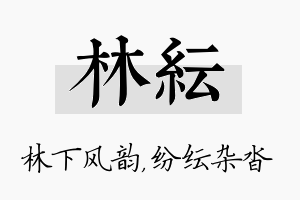 林纭名字的寓意及含义