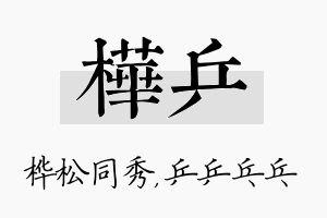 桦乒名字的寓意及含义