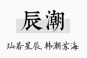 辰潮名字的寓意及含义