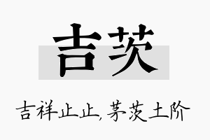 吉茨名字的寓意及含义