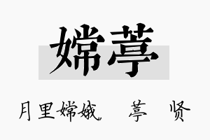 嫦葶名字的寓意及含义