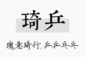 琦乒名字的寓意及含义