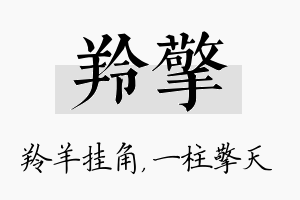 羚擎名字的寓意及含义