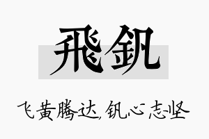 飞钒名字的寓意及含义