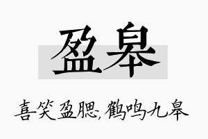 盈皋名字的寓意及含义