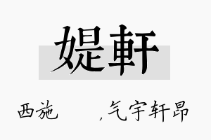 媞轩名字的寓意及含义