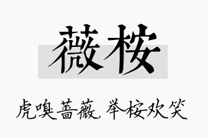 薇桉名字的寓意及含义