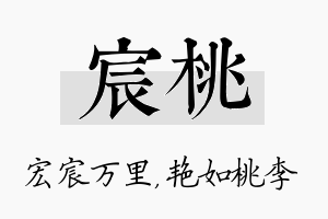 宸桃名字的寓意及含义