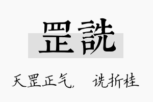 罡诜名字的寓意及含义