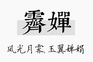 霁婵名字的寓意及含义