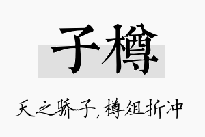 子樽名字的寓意及含义