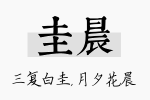 圭晨名字的寓意及含义