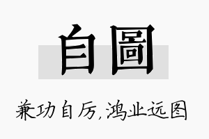 自图名字的寓意及含义