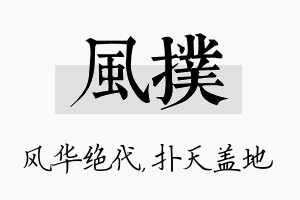 风扑名字的寓意及含义