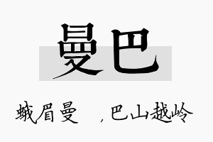 曼巴名字的寓意及含义