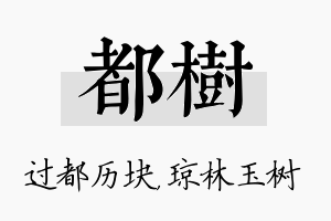 都树名字的寓意及含义