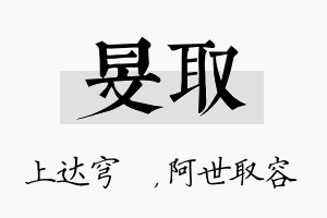 旻取名字的寓意及含义