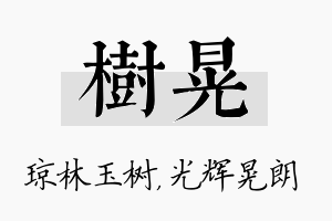 树晃名字的寓意及含义