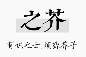 之芥名字的寓意及含义