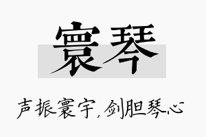 寰琴名字的寓意及含义