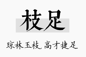 枝足名字的寓意及含义