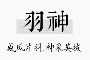 羽神名字的寓意及含义