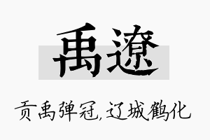 禹辽名字的寓意及含义