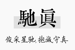 驰真名字的寓意及含义