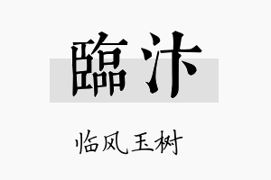 临汴名字的寓意及含义