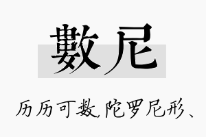 数尼名字的寓意及含义