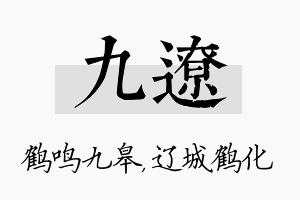 九辽名字的寓意及含义