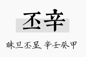 丕辛名字的寓意及含义