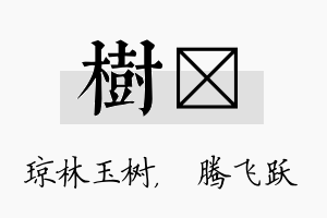 树犇名字的寓意及含义