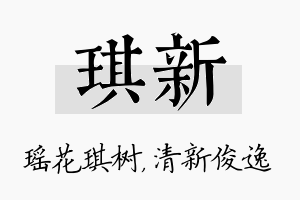 琪新名字的寓意及含义