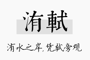 洧轼名字的寓意及含义