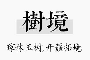 树境名字的寓意及含义