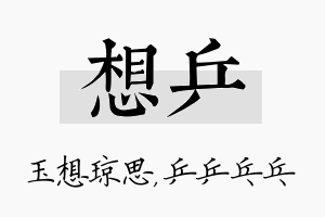 想乒名字的寓意及含义